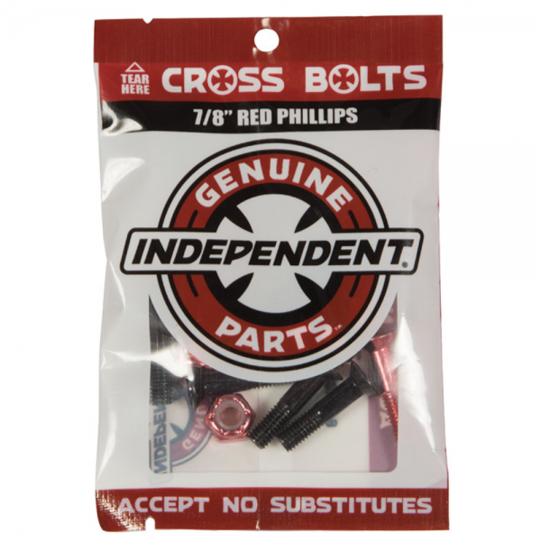 INDEPENDENT GENUINE PARTS PHILLIPS HARDWARE 7/8 IN BLACK RED VITI