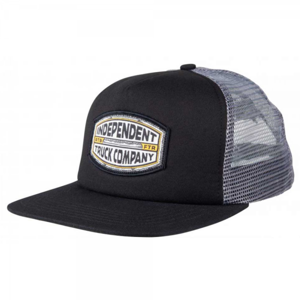 INDEPENDENT ITC CURB MESH BACK BLACK/GREY CAPPELLO