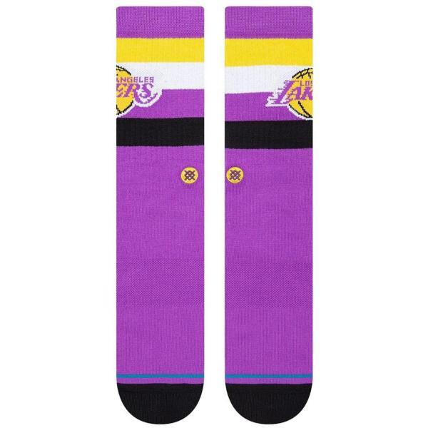 STANCE LAKERS ST CREW PURPLE CALZINI