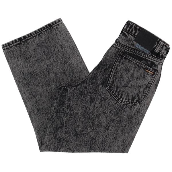 VOLCOM BILLOW DENIM LIGHT ACID BLACK PANTALONI BAMBINO