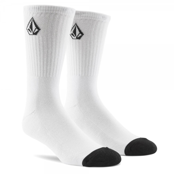 VOLCOM FULL STONE (3PZ) WHITE CALZINI