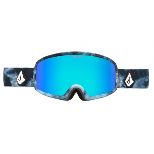 VOLCOM MIGRATIONS LAGOON TIE DYE/ BLUE CHROME MASCHERA SNOWBOARD