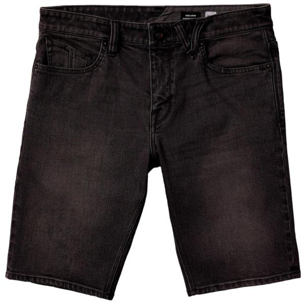 VOLCOM SOLVER DENIM BLACK OUT SHORTS