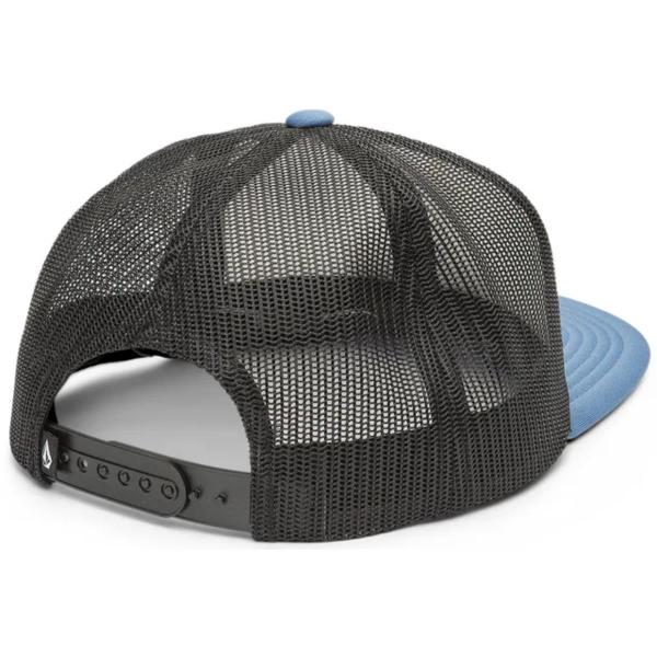 VOLCOM STICKER STAMP TRUCKER STONE BLUE CAPPELLO BAMBINO