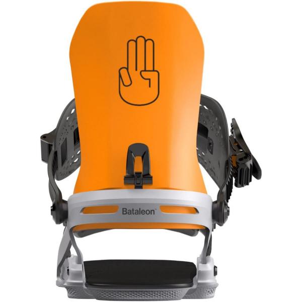 BATALEON CHAOS ASYMWRAP NEON ORANGE/GLACIER GRAY ATTACCHI SNOWBOARD