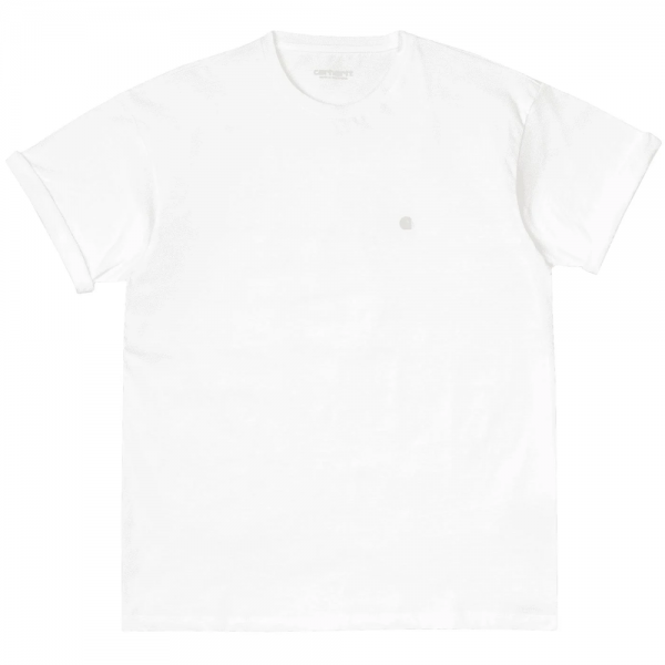 CARHARTT WIP S/S CHASE WHITE/GOLD T-SHIRT