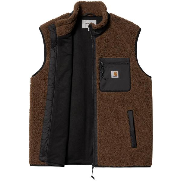 CARHARTT WIP PRENTIS VEST LINER DOOP H BROWN/BLACK