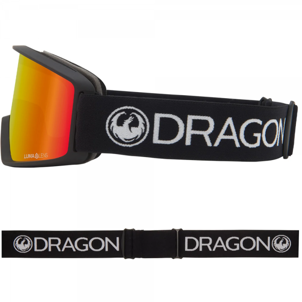 DRAGON DX3 OTG BLACK/RED ION MASCHERA SNOWBOARD BAMBINO