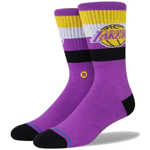 STANCE LAKERS ST CREW PURPLE CALZINI