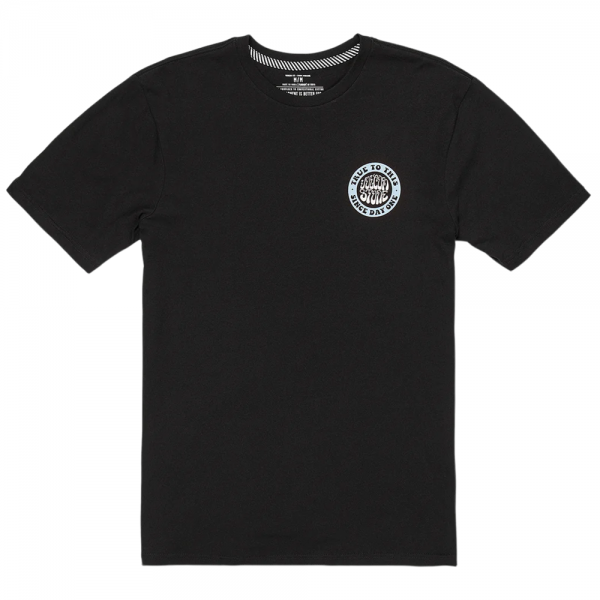 VOLCOM ESTD 1991 BLACK T-SHIRT BAMBINO