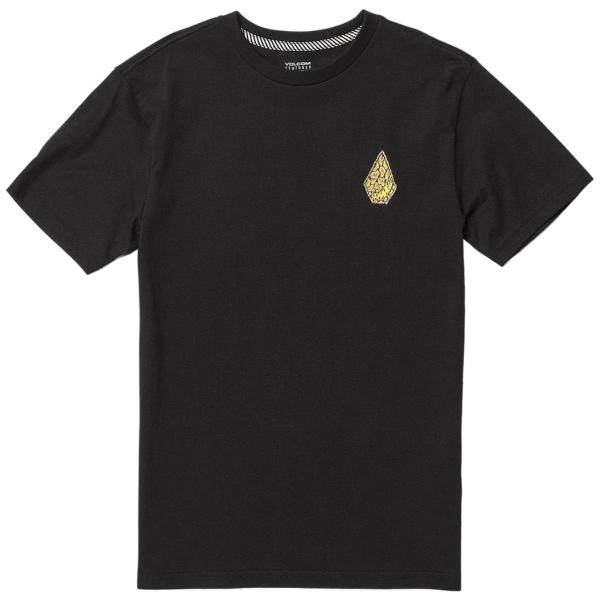 VOLCOM TETSUNORI 2 BLACK T-SHIRT BAMBINO