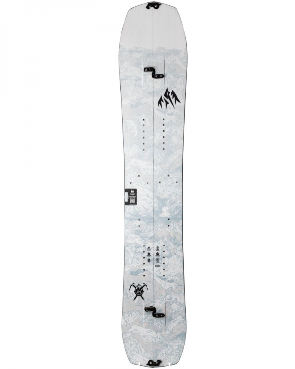 JONES SOLUTION SPLITBOARD 161 TAVOLA SNOWBOARD + NOMAD QUICK TENSION TAIL CLIP B GREY PELLI