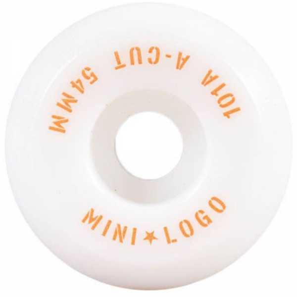 MINI LOGO A CUT 53mm 101A WHITE RUOTE SKATEBOARDS