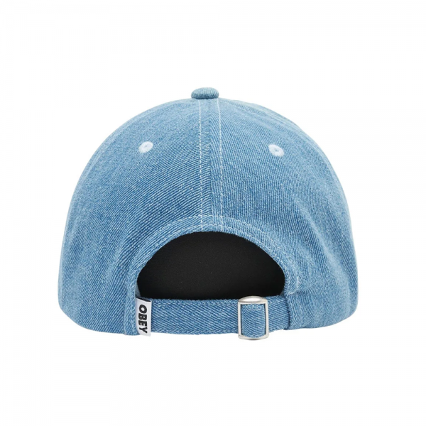 OBEY BOLD PEACE SIGN STRAPBACK LIGHT INDIGO CAPPELLO