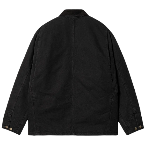 CARHARTT WIP OG CHORE COAT BLACK/BLACK (AGED CANVAS) GIACCA