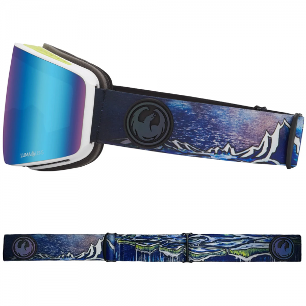 DRAGON PXV IGUCHI BLUE ION + AMBER MASCHERA SNOWBOARD