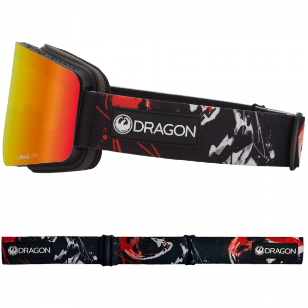 DRAGON R1 OTG KOI/RED ION + LIGHT ROSE MASCHERA SNOWBOARD