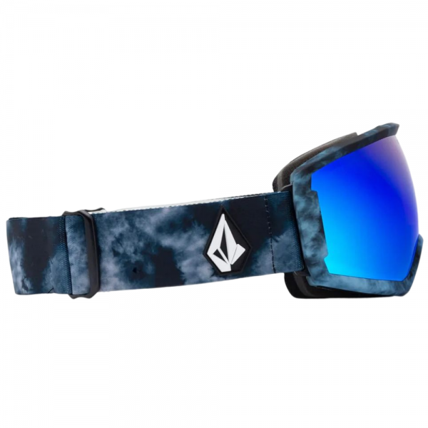 VOLCOM MIGRATIONS LAGOON TIE DYE/ BLUE CHROME MASCHERA SNOWBOARD