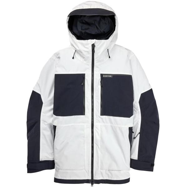 Giacca snowboard Burton Frostner uomo bianco