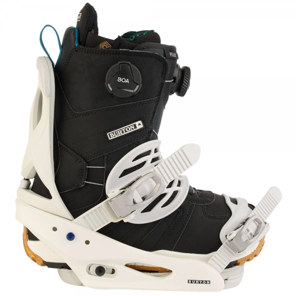 BURTON SCRIBE STOUT WHITE ATTACCHI SNOWBOARD DONNA