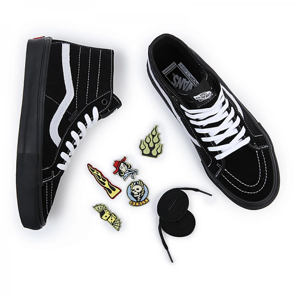 VANS OLD SKOOL ELIJAH BERLE BLACK/BLACK SCARPE