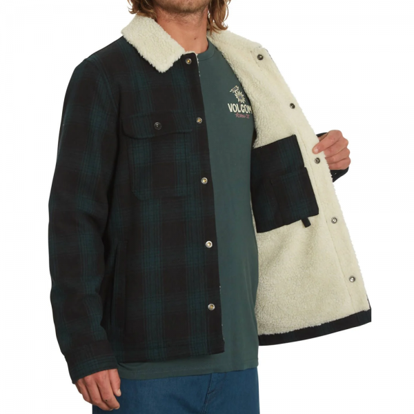 VOLCOM KEATON PLAID GIACCA