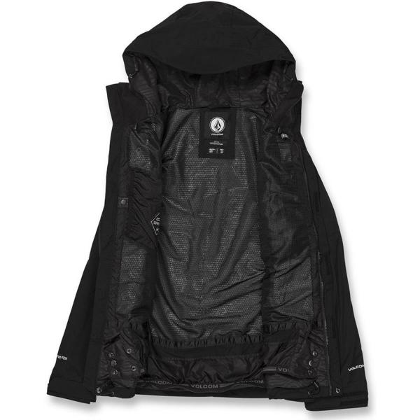 VOLCOM L INSULATED GORE-TEX BLACK GIACCA SNOWBOARD