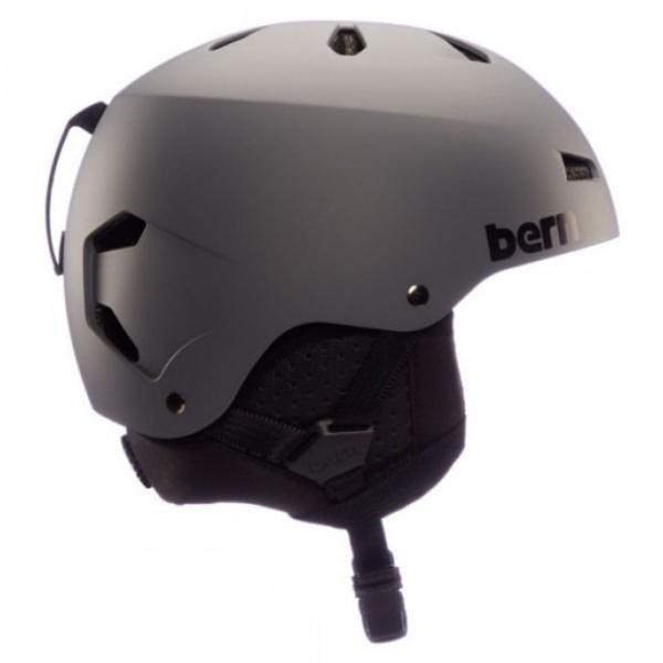 BERN MACON CLASSIC MATTE GREY CASCO SNOWBOARD