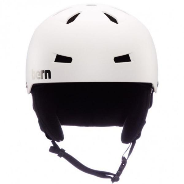 BERN MACON CLASSIC MATTE WHITE CASCO SNOWBOARD