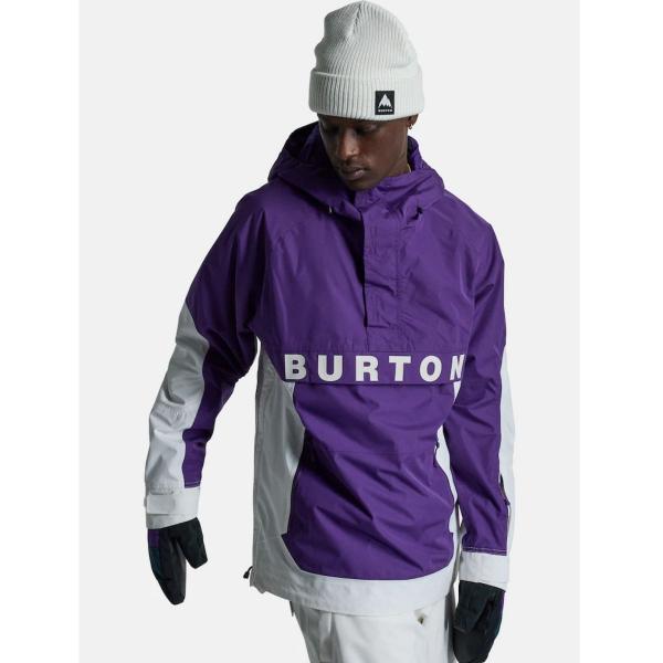 BURTON FROSTNER IMPERIAL PURPLE/STOUT WHITE GIACCA SNOWBOARD