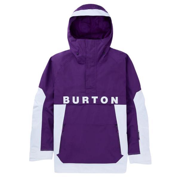 BURTON FROSTNER IMPERIAL PURPLE/STOUT WHITE GIACCA SNOWBOARD