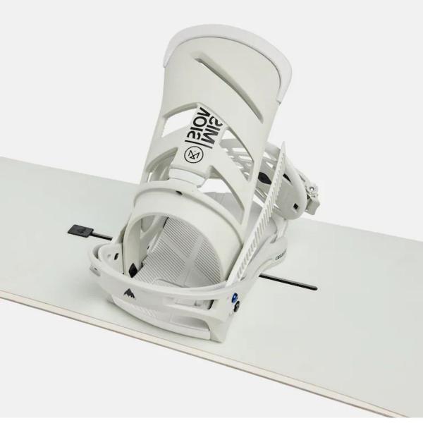 BURTON MISSION GRAY CLOUD ATTACCHI SNOWBOARD