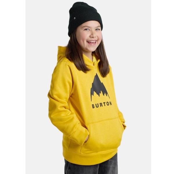 BURTON OAK PULLOVER HOODIE GOLDENORAD HEATHER BAMBINO