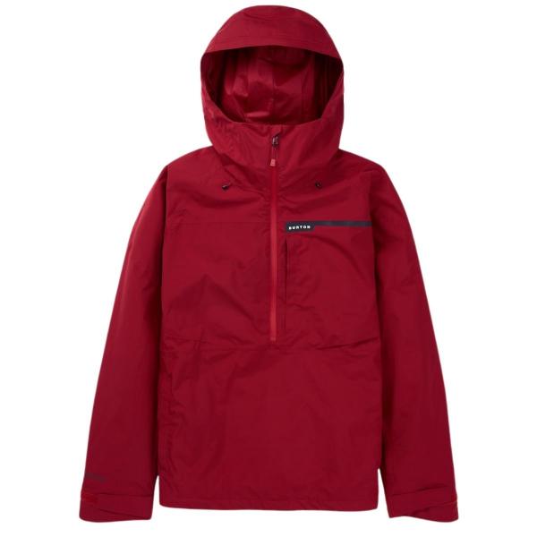 BURTON PILLOWLINE GORE-TEX 2L ANORAK DEEP RED GIACCA SNOWBOARD