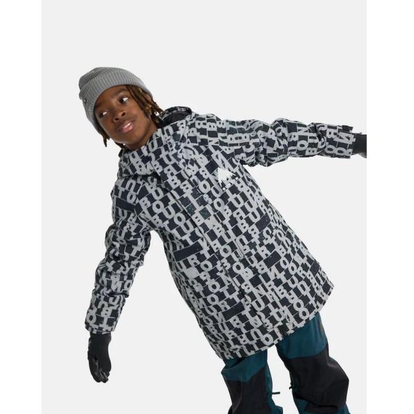 BURTON SKIMMER JACKET LINED LETTERS SNOWBOARD BAMBINO