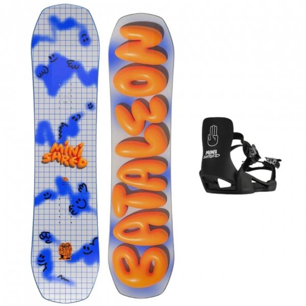 BATALEON MINISHRED 95 SET TAVOLA E ATTACCHI SNOWBOARD BAMBINO