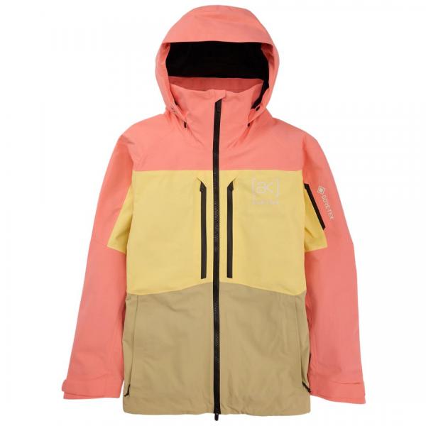 BURTON AK GORE-TEX SWASH JACKET SNOWBOARD REEF PINK/BUTTERMILK/MUSHROOM