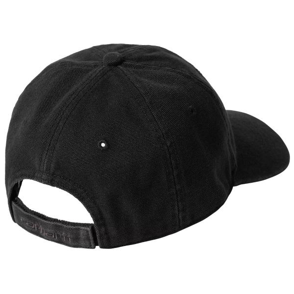 CARHARTT WIP CANVAS CAP BLACK/MANTA 