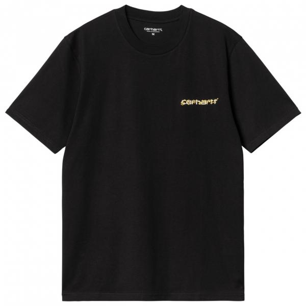 CARHARTT WIP S/S NOODLE SOUP BLACK T-SHIRT