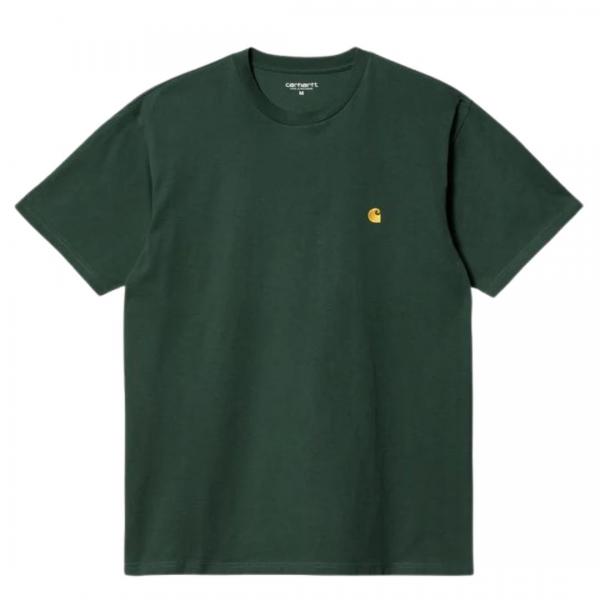 CARHARTT WIP S/S CHASE DUCK DISCOVERY GREEN T-SHIRT