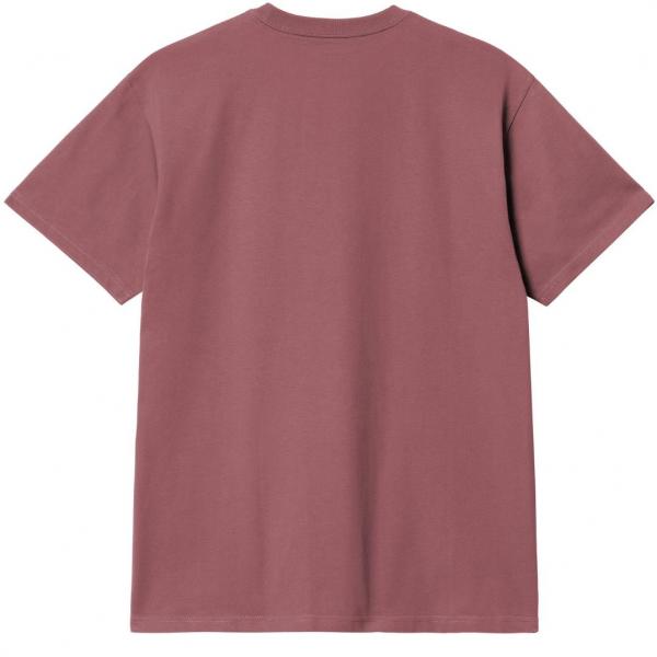 CARHARTT WIP S/S DUSTY FUCHSIA/GOLD T-SHIRT