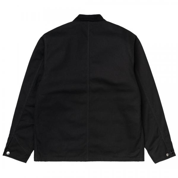 CARHARTT WIP MICHIGAN COAT HAMILTON BLACK/BLACK (RIGID) GIACCA