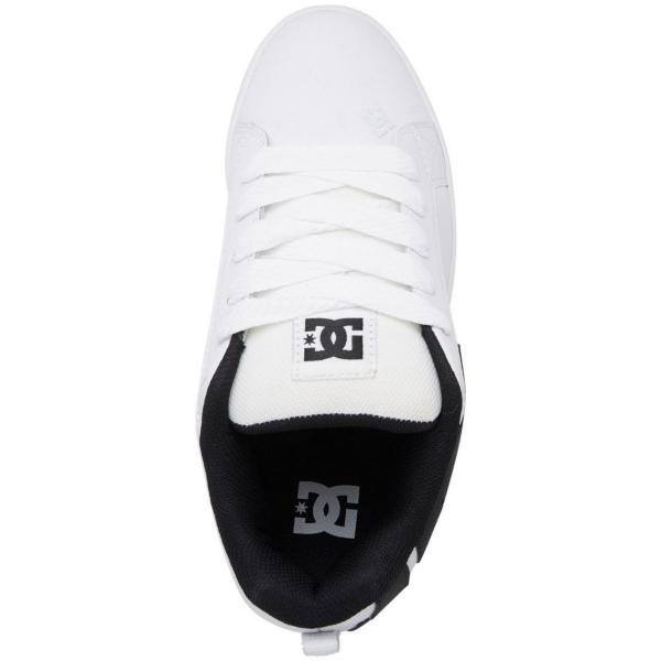 DC SHOES COURT GRAFFIK WHITE/BLACK/BLACK SCARPE