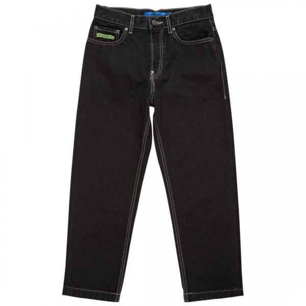 DC WORKER BAGGY DENIM BLACK PANTALONI BAMBINO