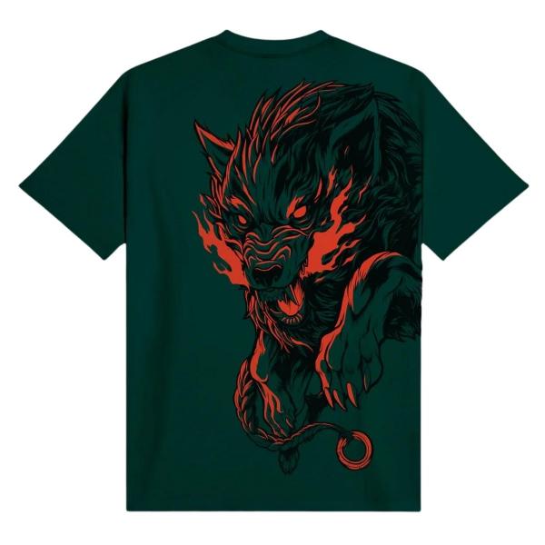 DOLLY NOIRE CÙ-SÌTH TEE FOREST GREEN T-SHIRT 