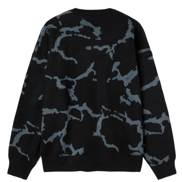 FUNKY GROG JAQUARD SWEATER BLACK