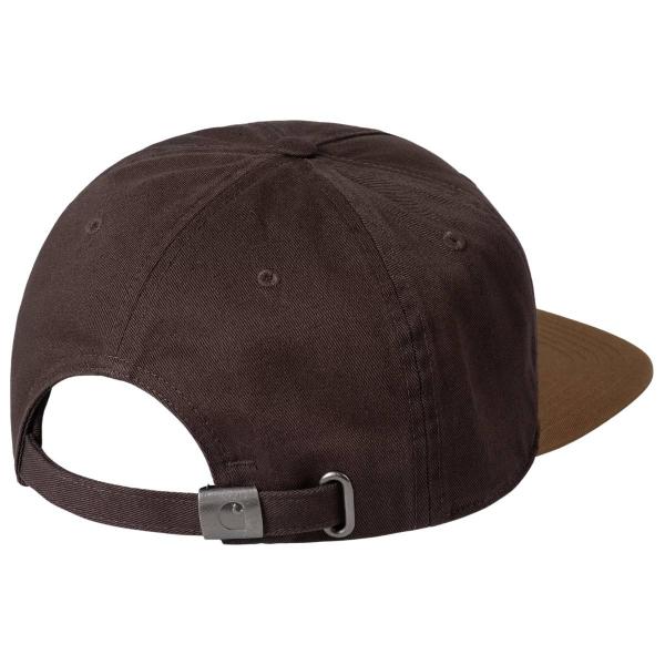 CARHARTT WIP LABEL SCRIPT COACH CAP BROWN