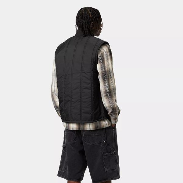 CARHARTT WIP LACHIAN VEST LINER BLACK 