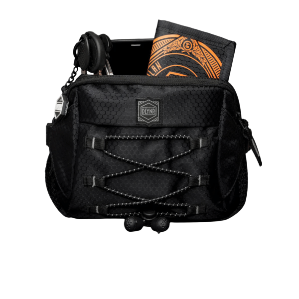 DOLLY NOIRE URBAN REFLECTIVE WAISTPACK BLACK MARSUPIO