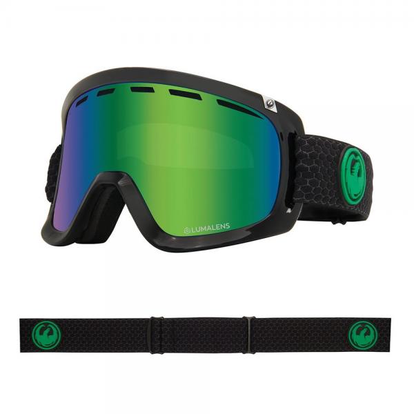 DRAGON D1 OTG  LL GREEN ION / LL AMBER MASCHERA SNOWBOARD